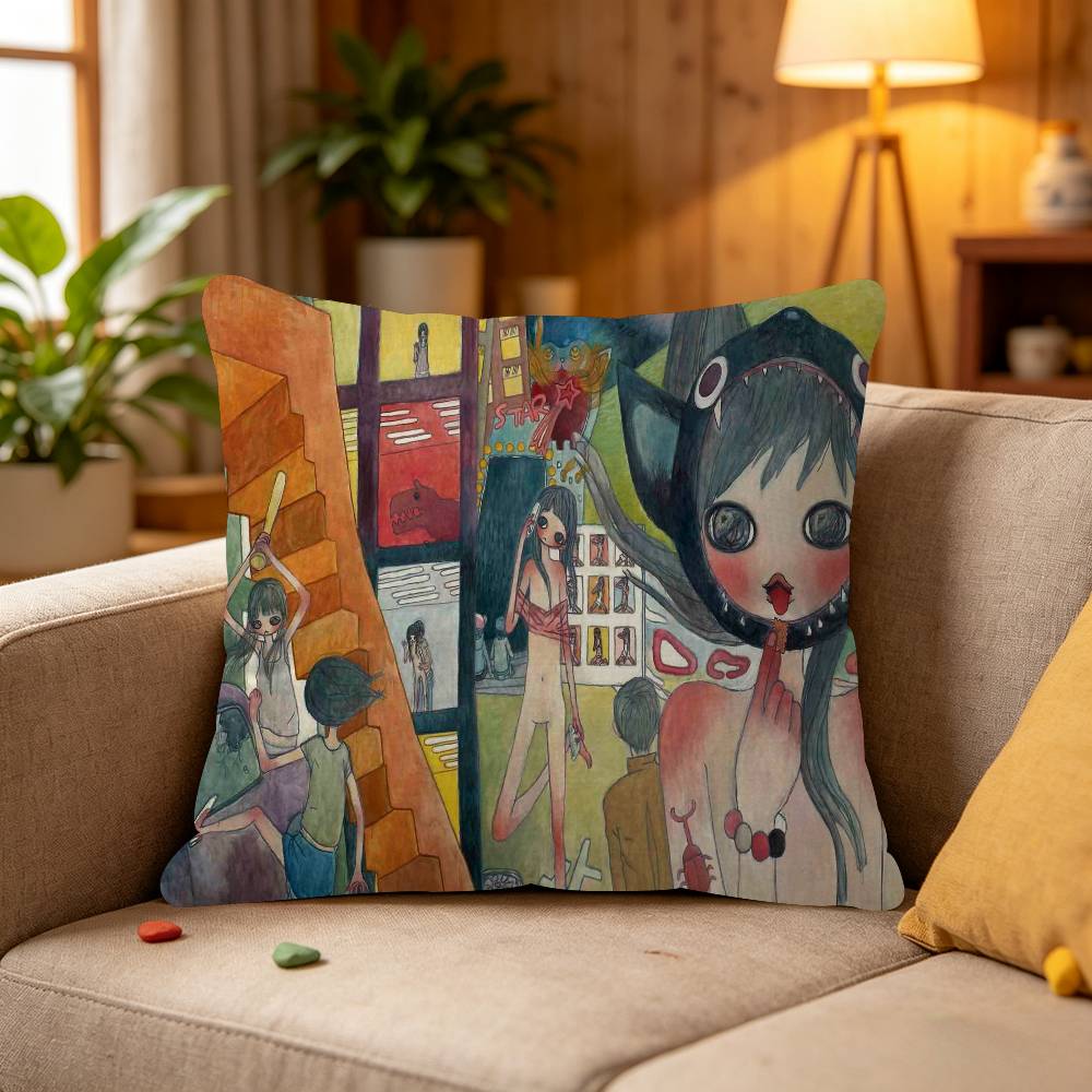 Aya Takano Pillow Anime Pillow Sofa Bed Head Pillow Cover Cushion Cover Fashion