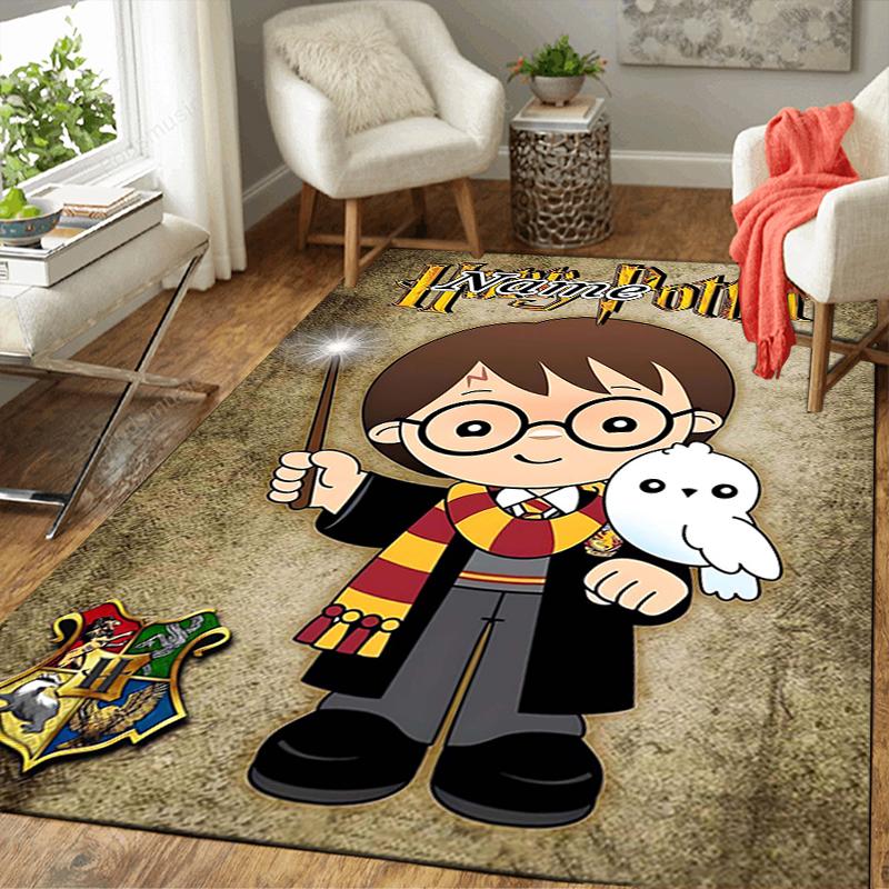 Custom 1Pc Magic Night Owl Castle Rug Office Carpet Indoor Outdoor Entrance Doormat Nonslip Soft And Comfortable Living Room D2915108