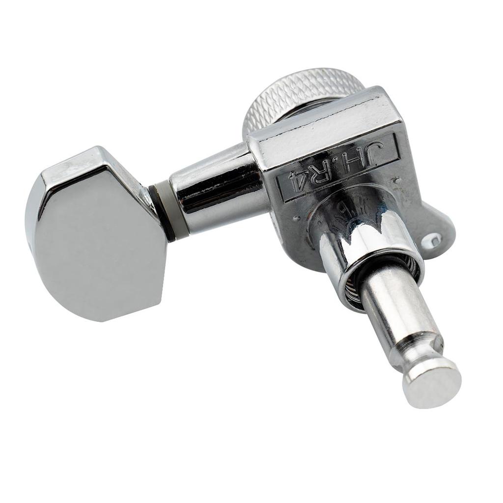 Musiclily Pro 6-Piece Locking Tuners for Fender Strat/Telecaster Electric Guitars, Chrome