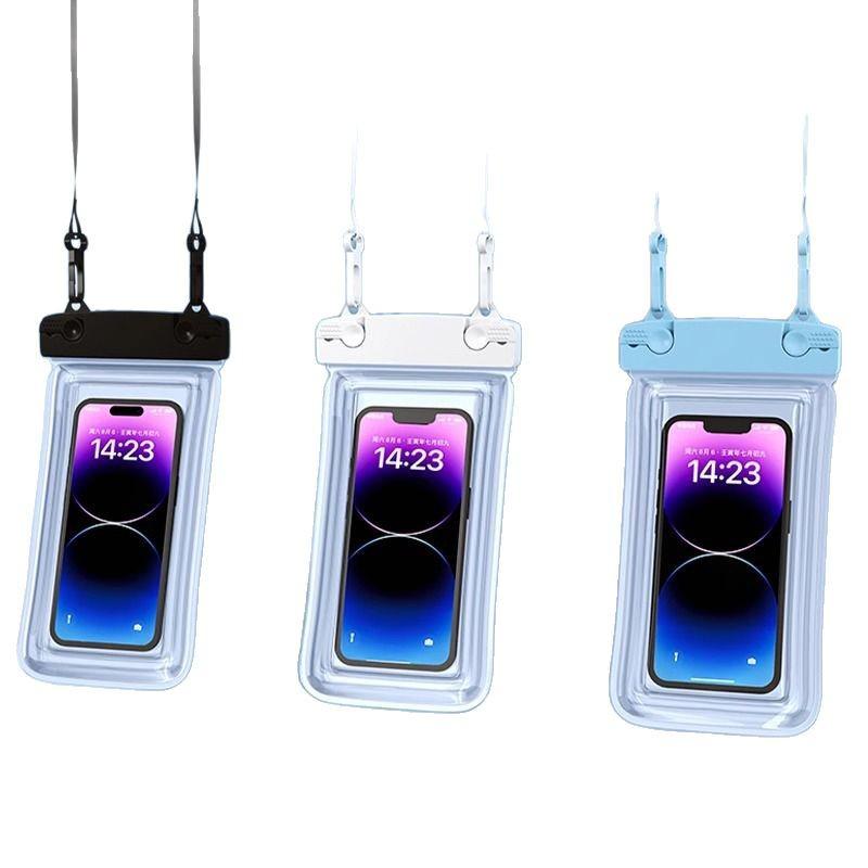 Waterproof Phone Pouch with Touch Screen & Neck Strap for Swimming, Rafting, and Rain - Take Pictures Underwater