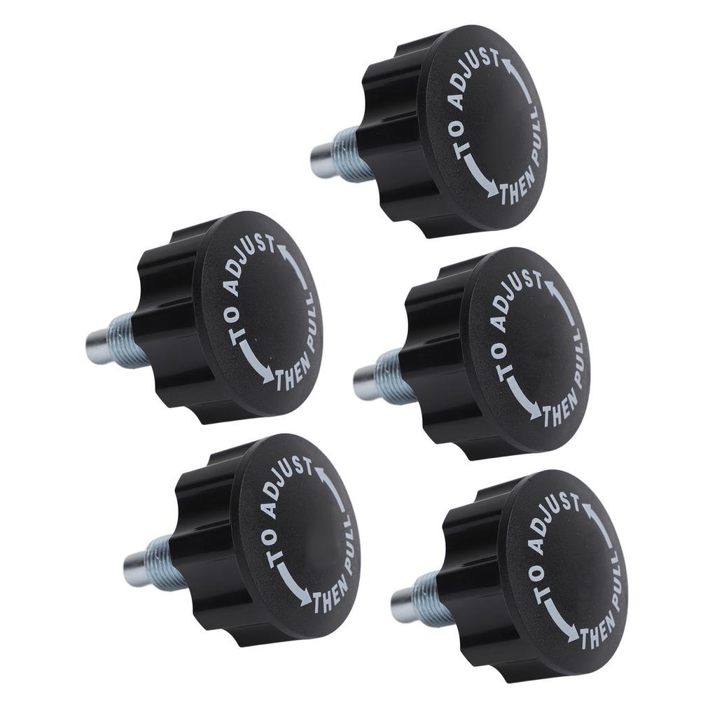 5PCS Pull Pin Knob Spring Loaded Handle Fast Installation for M18 Exercise Bike Fitness Equipment