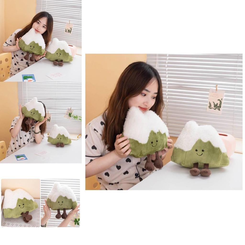 Adorable Mini Snow Mountain Plush Doll Cuddly Soft Toy For Car Home Decor And Gifts