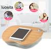 Portable Lap Desk, Sturdy Cushion Device Holder, Non-deformable, Wear-Resistant, Adjustable Multi-purpose Lap Desk