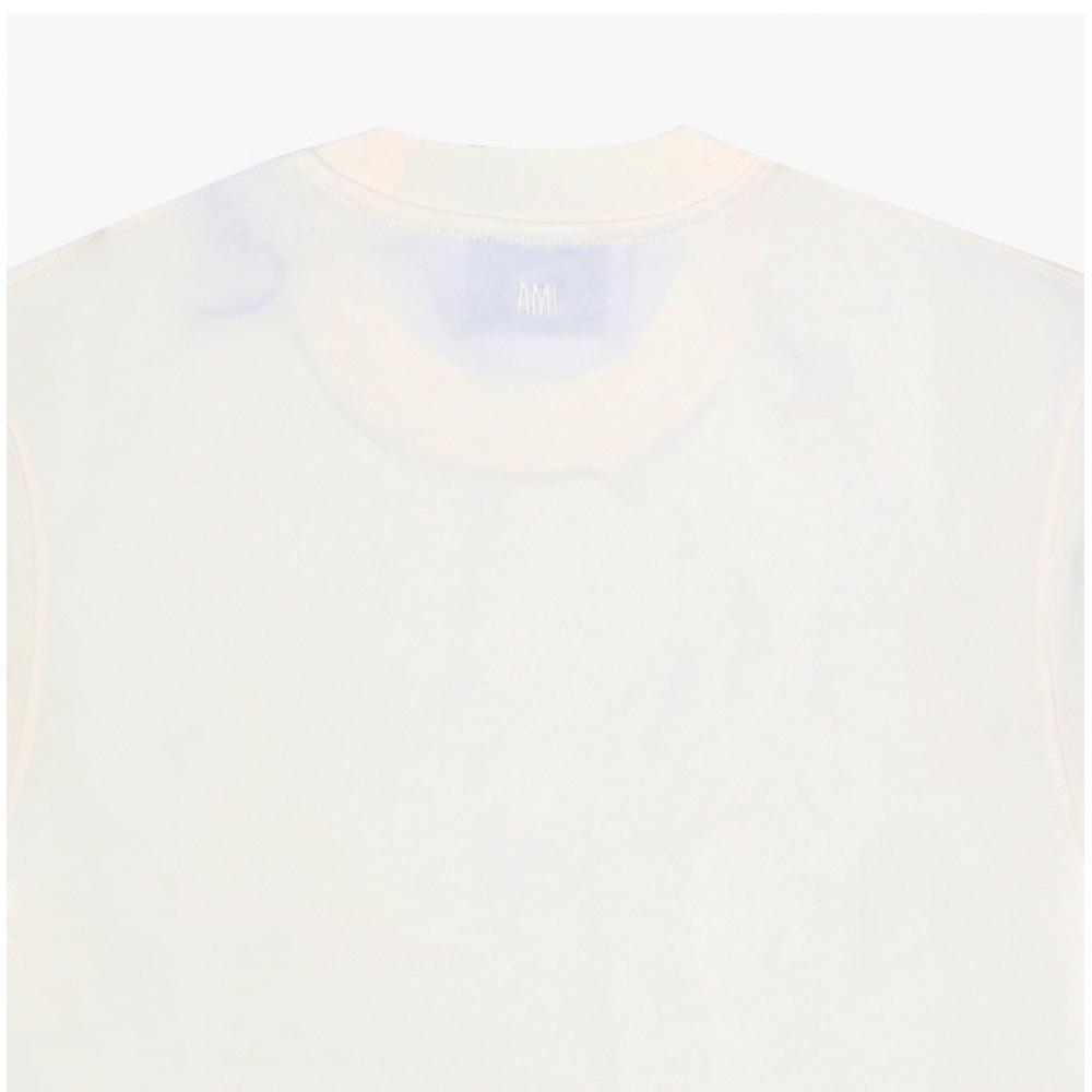 Ami Geprägtes Herz Logo T-Shirt T726136