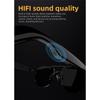 Gafas de Sol Inteligentes de Audio SG-11 Pro, Gafas de Conducción Ósea Bluetooth 5.4 con Protección UV Anti Luz Azul Sonido HIFI