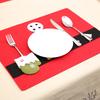 Christmas Dcor Ultrasonic Table Mats Cozy Fabric Table Setting Pad For Dining Tables