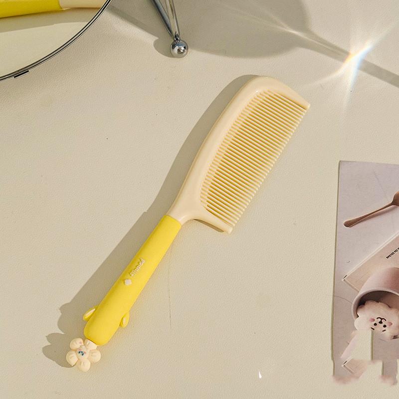 Cute Cartoon Cute Pet Hair Comb Household Soft Plastic Handle Comb Portable Girl Hair Comb Plastic Comb