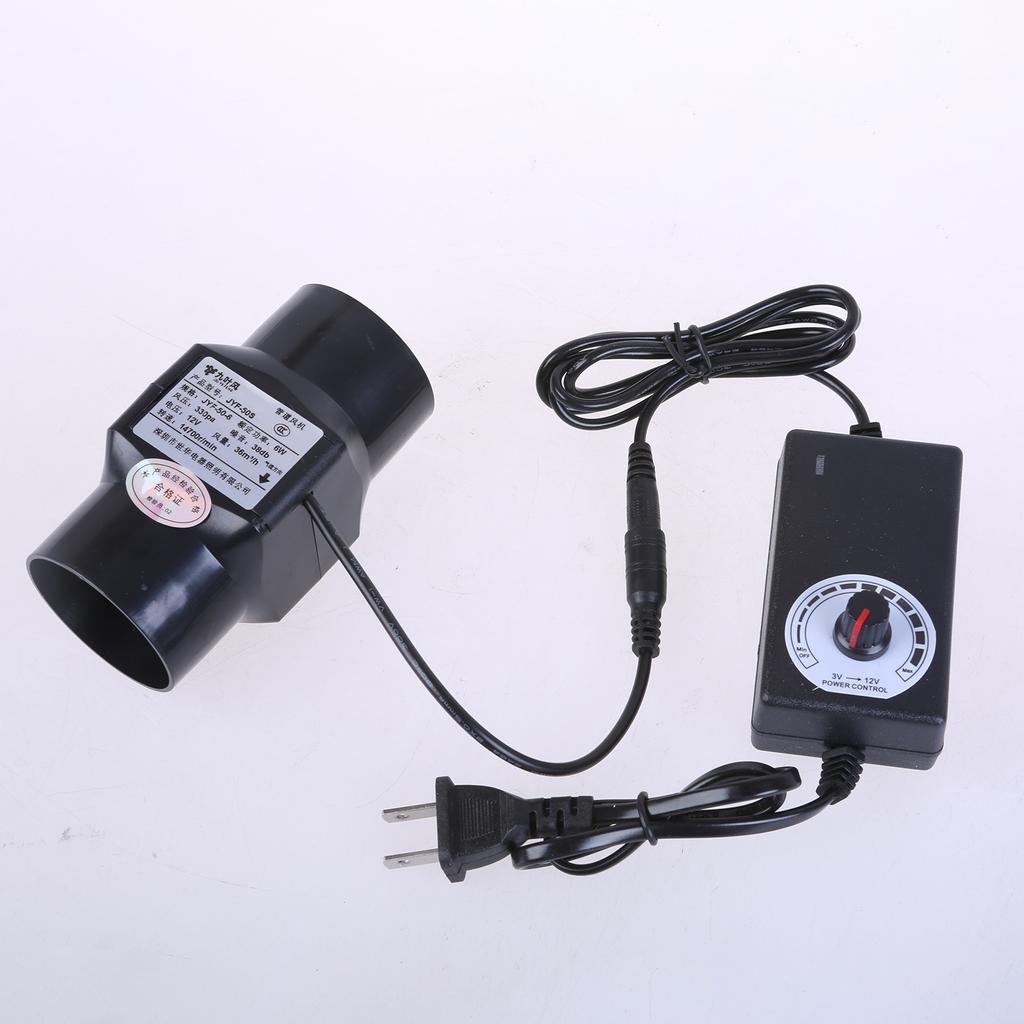 100V-240V US Plug Speed-regulating Pipe Vent Exhaust Fan Duct Ceiling Air Cleanings Ventilations Blowers Boosters Window