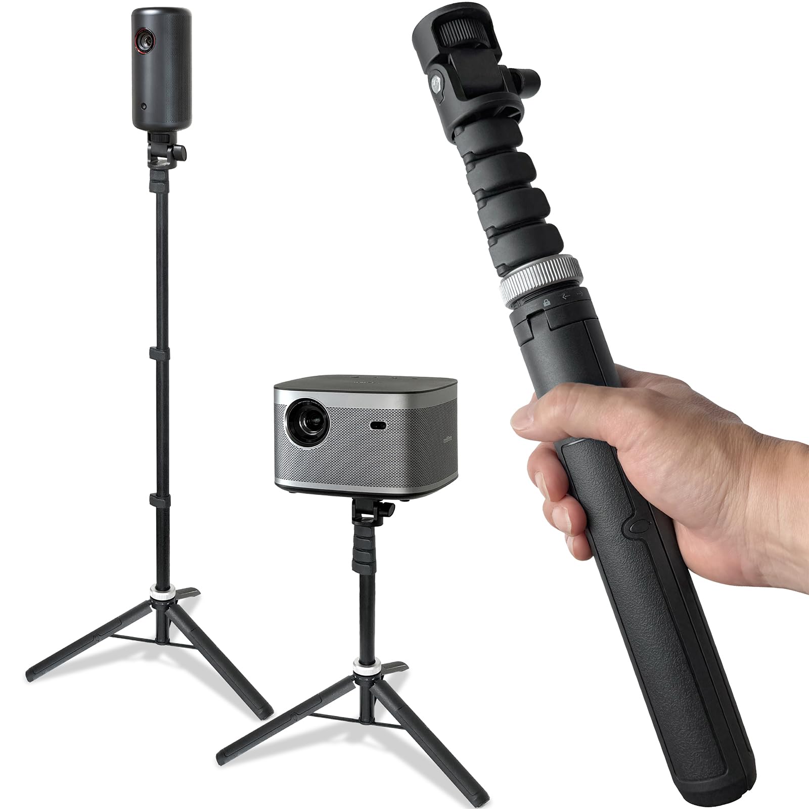 

Подставка для проектора MERSHEART, совместимая с Anker Nebula Capsule Gimbal Stand, штатив для проектора, потолочная проекция, совместимая с винтом чёрный