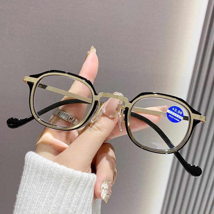 Anti-Blue Light Retro Round HD Reading Glasses