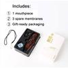 Dual-Hole Kazoo Musical Instrument, Lightweight Durable Grain Design Practice Kazoo For Guitar Ukulele Accompaniment