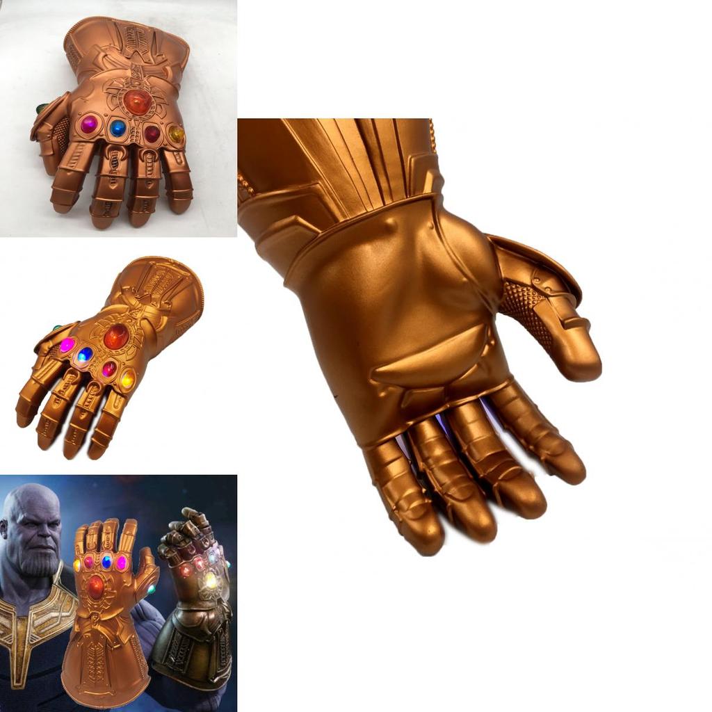 Infinity 3 Avengers War Infinity Gauntlet Led Light Thanos Gloves Prop Cosplay