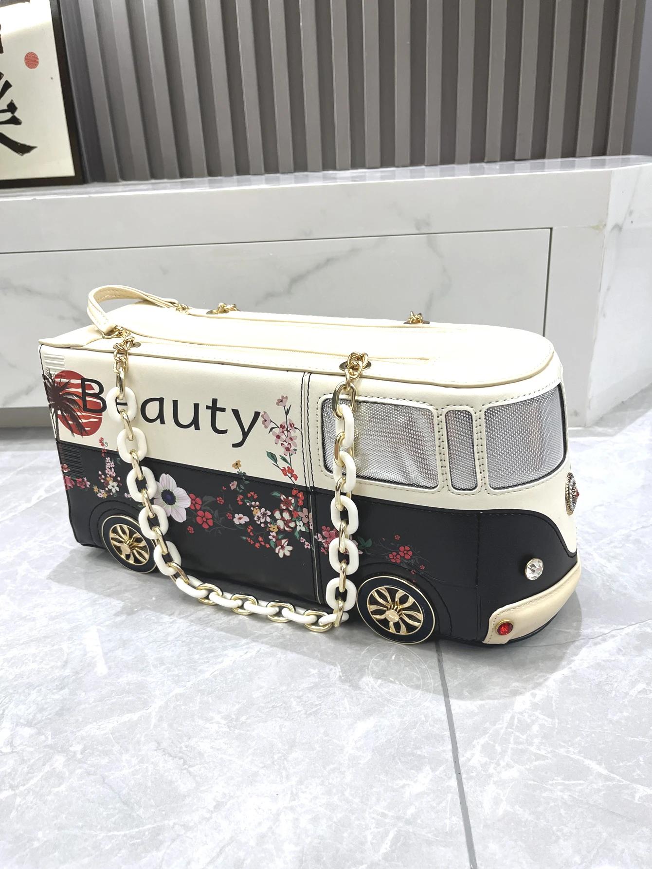 

Luxury Designer Purses and Handbags Funny Bus Shape Bag Pu Leather Woman s Bag Purse Party Wedding Bag