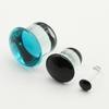 Glass Ear Stretching Set Single Flare Plugs Gauges for Ears with O Rings Expander Jewelry for Trendy Women and Men