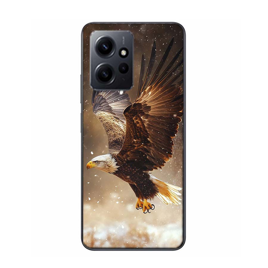Soaring Eagle Hunting Phone Case For Redmi Note 14 15 Pro 5G 13 12 Pro Plus 11 11T 11E 11S 10 Pro 10S 9 9S Cover Cell Clear TPU