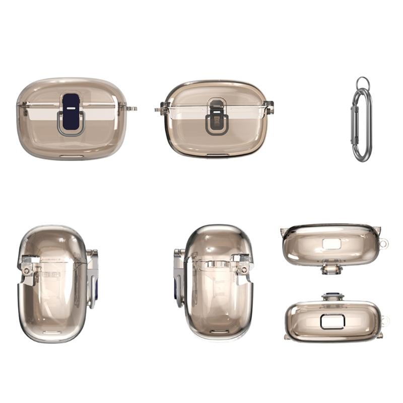 Secure Storage Case Convenient Carrying Cover TPU Protective Case with Hook Scratch Resistant for Vibe Beam/200TWS