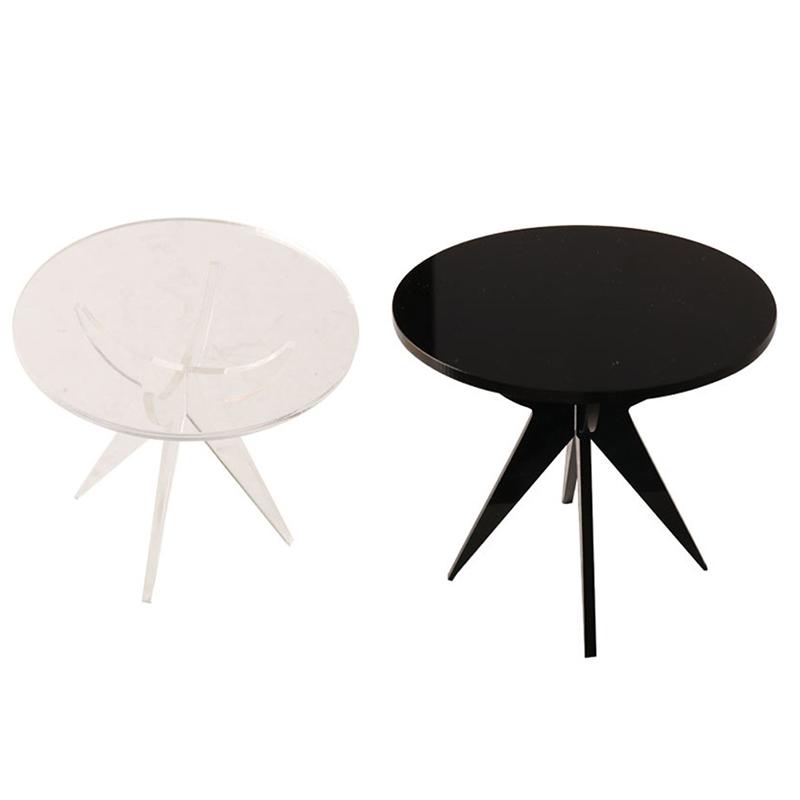 1:12 Puppenhaus Miniatur Runder Tisch Tee-/Kaffeetisch Beistelltisch Möbel Dekor