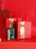 Thick Laminated Non-woven Red Gift Bag for New Year and Spring Festival Candy Packaging
