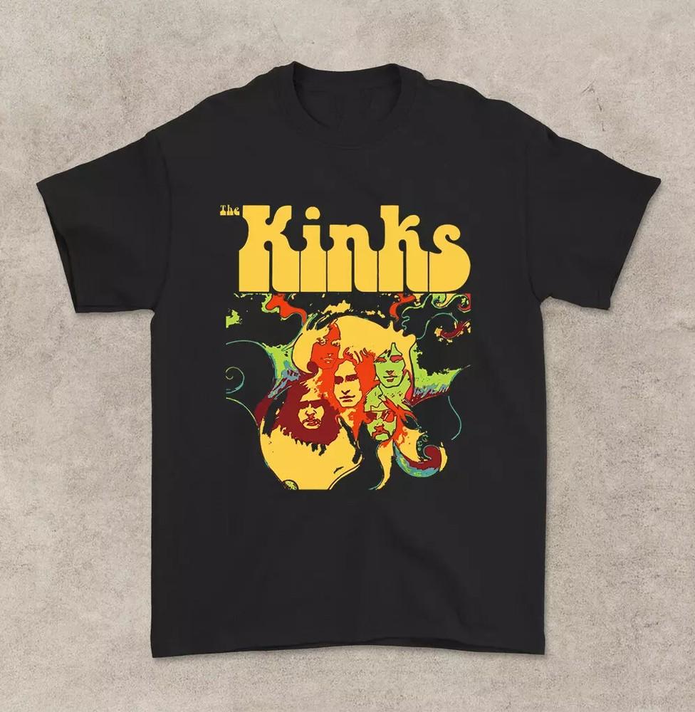 The Kinks Band T-Shirt Unisex For Men Women Cotton Tee.webp Unisex T-Shirt S