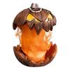 New Arrive Scary Extendable Jack-O-Lantern Halloween Decor, Talking Pumpkin with Glowing Eyes, Retractable Mouth, Horror Sound