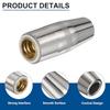 For MIG Welding Torch Tapered Nozzle MIG Welding Nozzle Workshop Application As The Picture Gas Welding 5-piece Set
