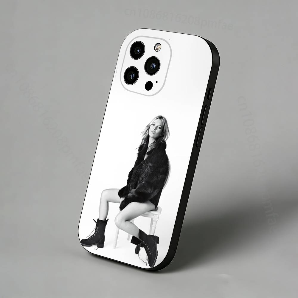 Hot Actor K-Kate Moss Phone Case For iPhone 17,16,15,14,13,12,11 Pro,Max,Plus,X,XS,XR,SE,Mini