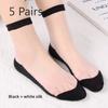 5 Pairs of Women's Summer New Solid Color Crystal Socks
