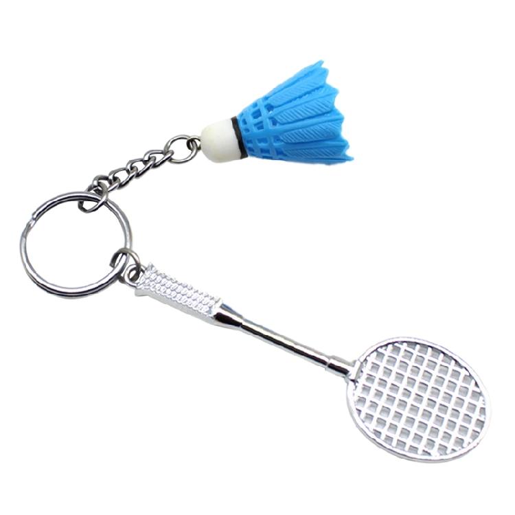 Badminton Schläger Handtasche für Schlüsselanhänger Sportgeschenk Club für Schlüsselanhänger Rucksack Anhänger