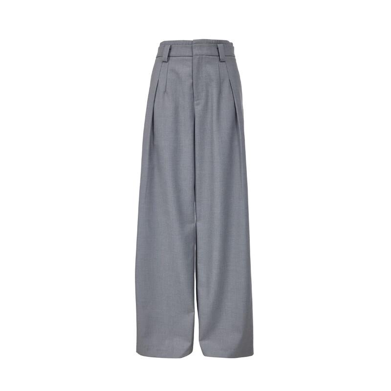 Veromoda Women's High-Waist Pleated Straight-Leg Pants