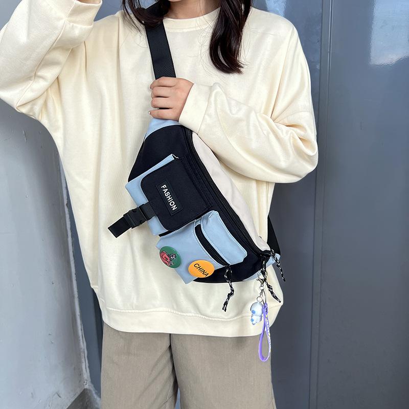Multifunctional Casual Waist Bag Chest Bag Outdoor Sports Portable Mobile Phone Bag Crossbody Bag Large Capacity Shoulder Bag Armpit Bag Wallet