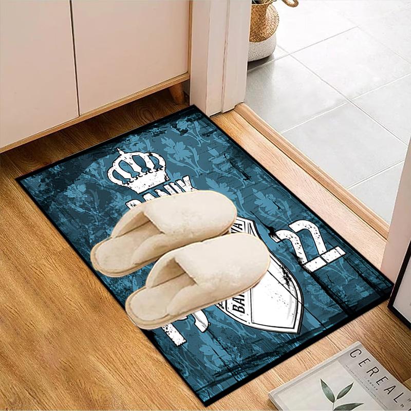 Banik Ostrava Crest Emblem Rug Game Carpet, Floor Mat for Bedroom Living Room Entryway Rug, Home Decor Idea Gift for Christmas birthday