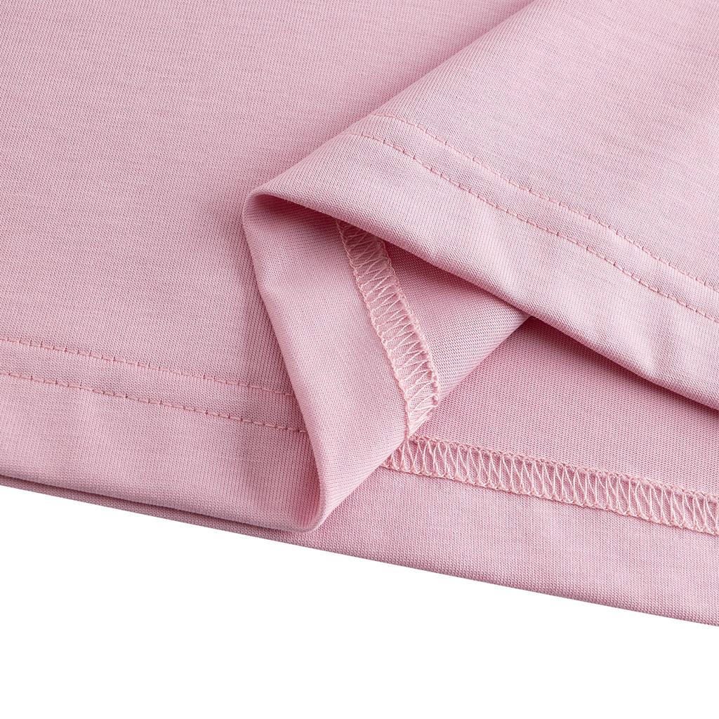 Anta Short Sleeve Knitted T-Shirt Summer Casual Loose Unisex tops Milkshake-Pink 972628106-5