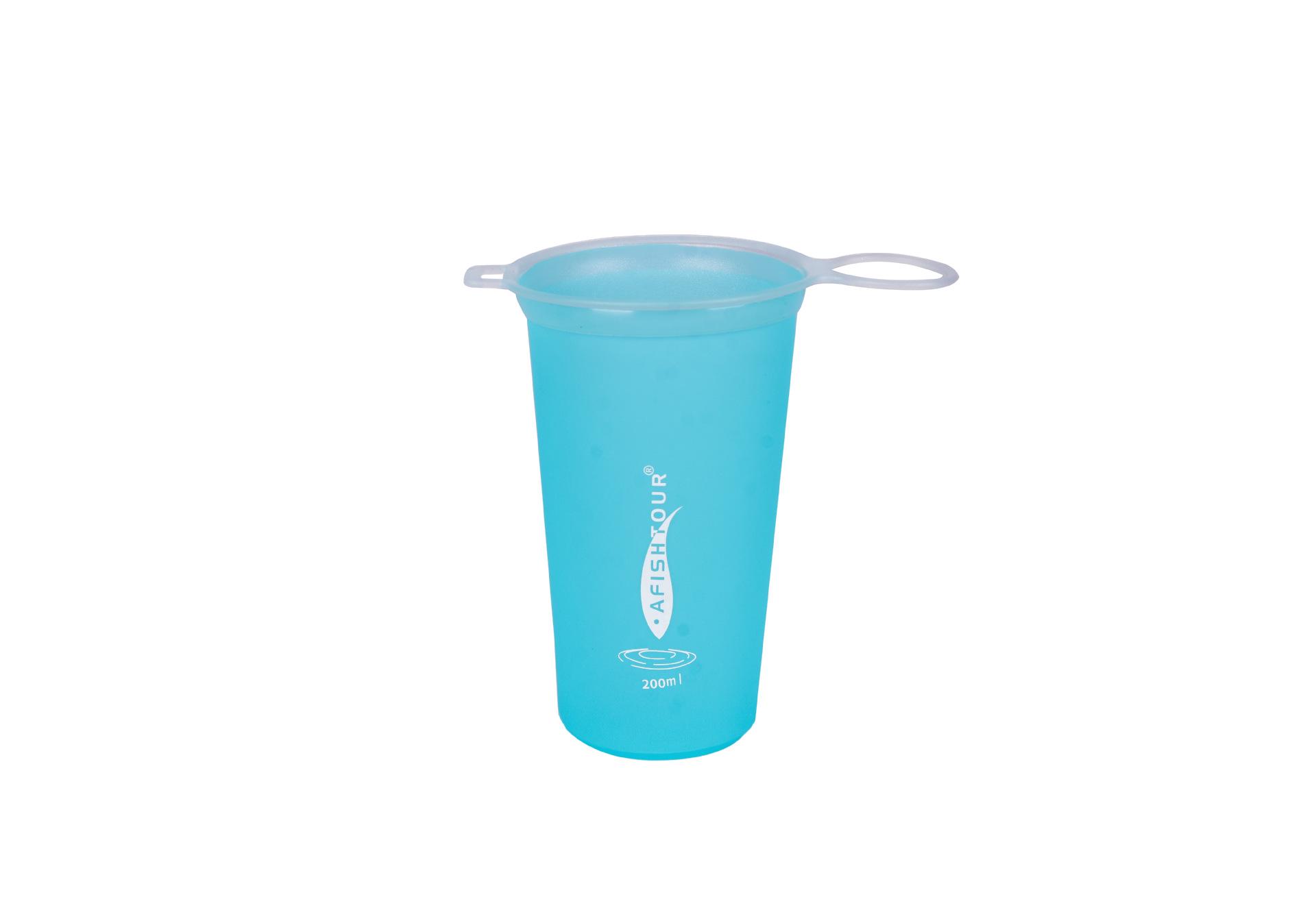 200ML Foldable Portable Outdoor Sports Camping Water Bottle 200ml