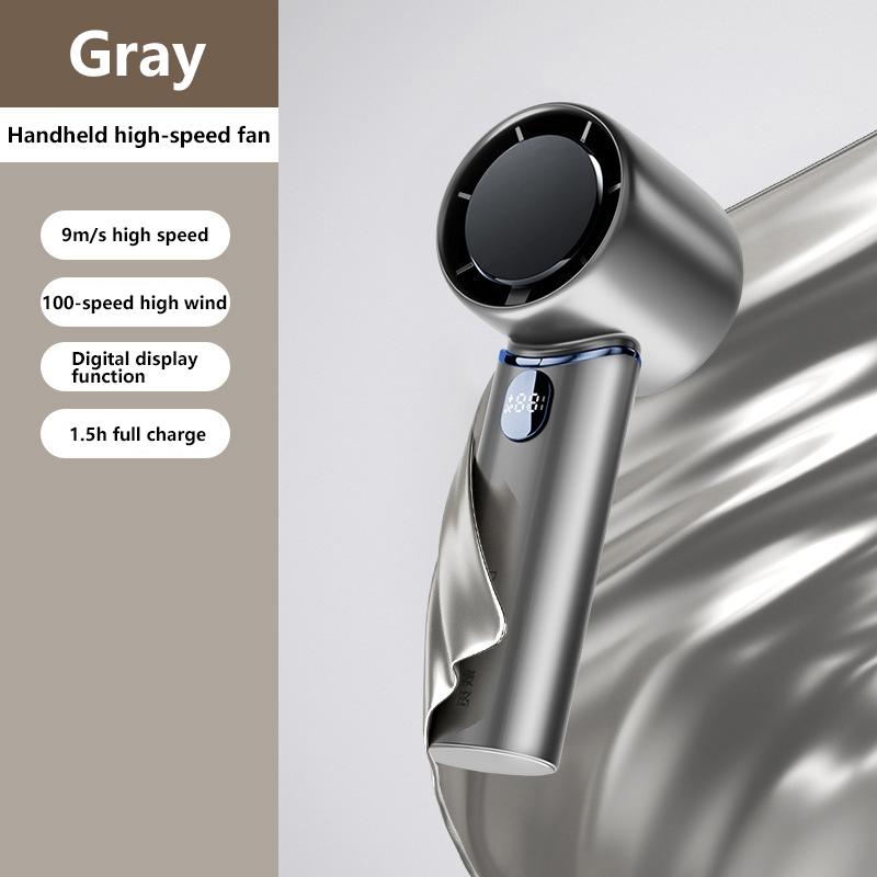 New Electric Fan Technology Display 8000mah Wireless Portable Air Circulator Fan Desktop Air Cooling Cooler Quiet Fan 2025