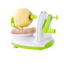 Multi-function Fruit Peeler Vegetable Fruit Peeler Pear Potato Slices Movement Peeling Machine Fast Manual Adjustment with Blades Cuttergreen, White1p