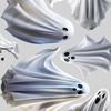 Halloween Ghost Window Clings White Little Ghost Double Sided Window