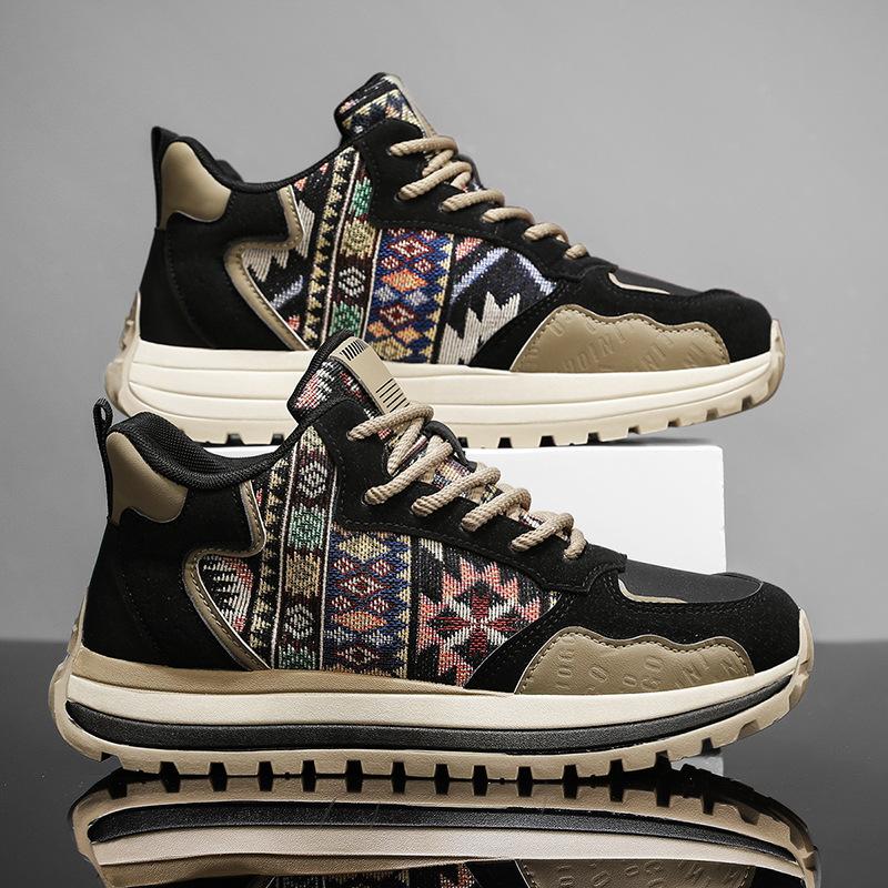 

Men s shoes spring new casual fashion canvas shoes thick baseplate shoes men s heightening dad shoes factory 39