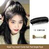 High Crown Hair Root Fluffy Wiglet - Invisible Hair Bun & Comb Accessory