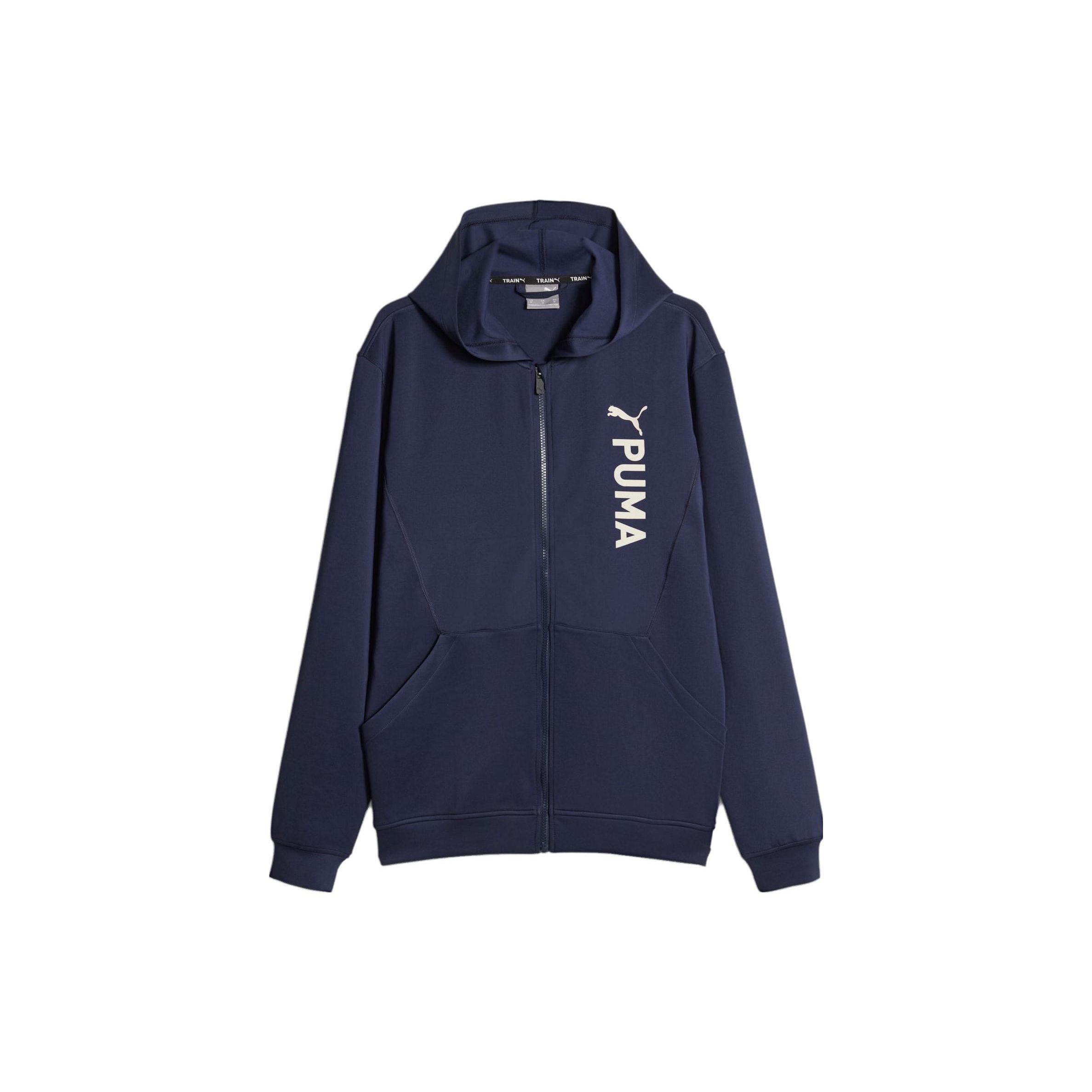

Puma Толстовка двойной вязки с принтом букв, на молнии, мужская, темно-синяя 523885-06 S