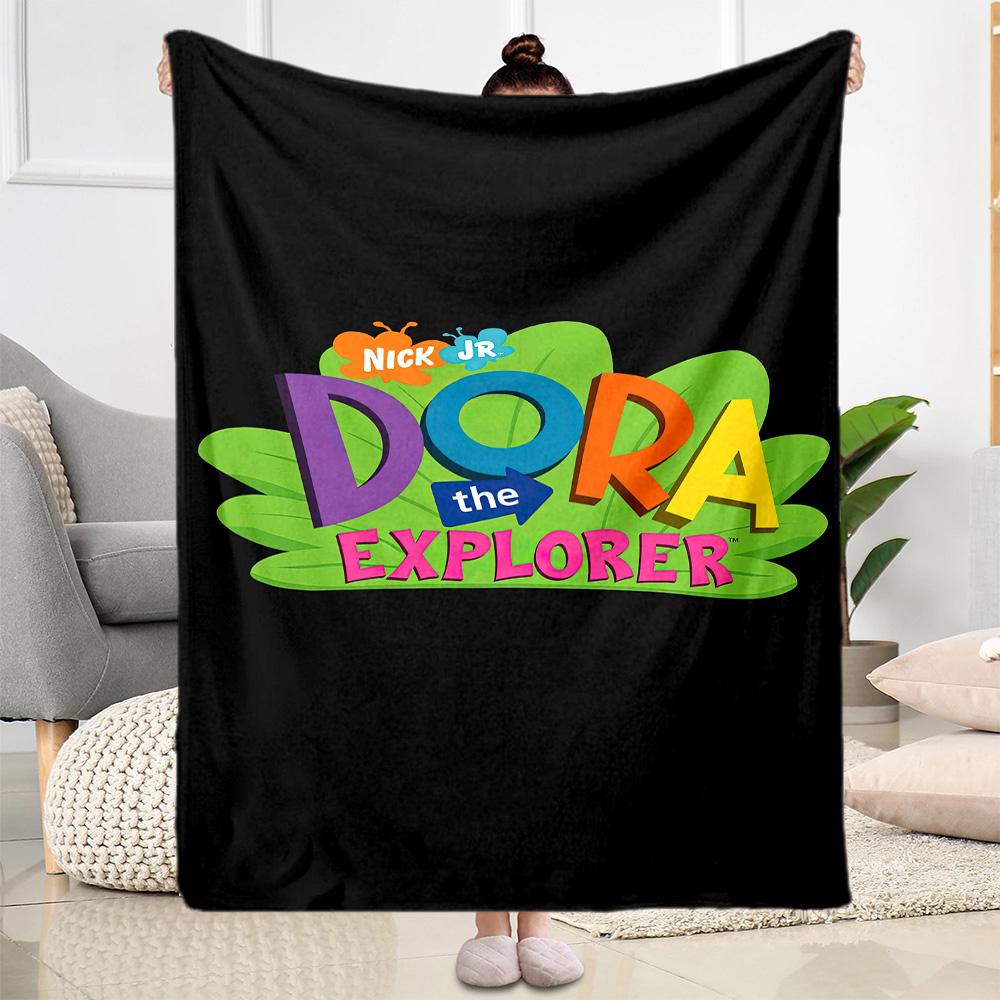Dora Explorer Blanket Soft & Cozy Great for Couch Picnics Livingroom for All Occasions Stylish Decor Ideal Gift For Birthday Valentine'S Day