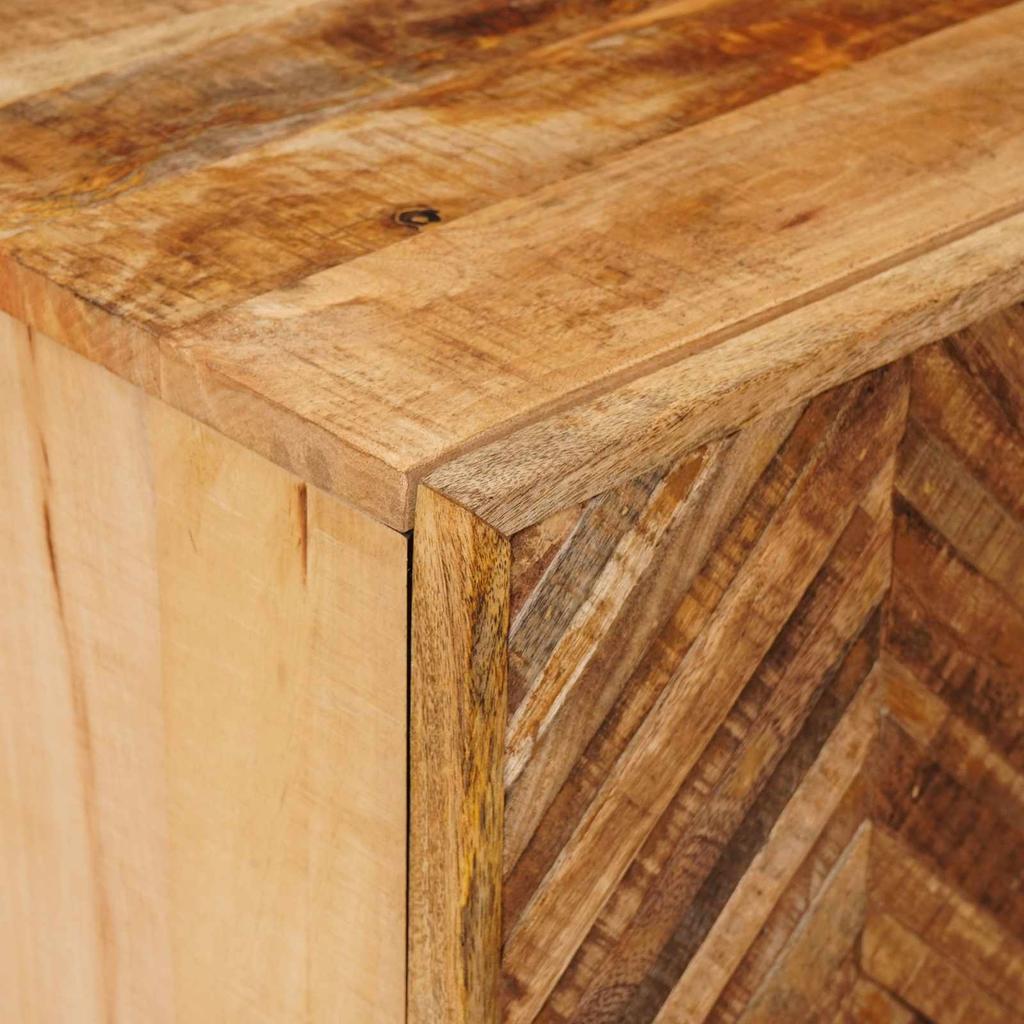 Nightstand Brown 40 x 33.5 x 46 cm Solid Mango Wood