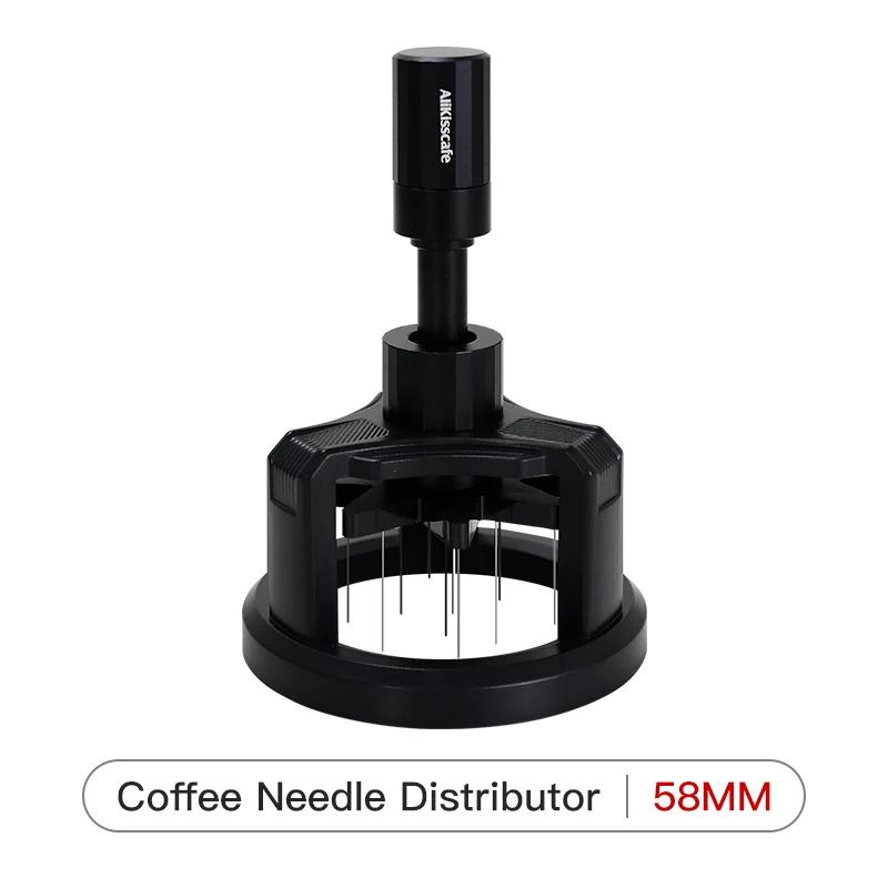 1pc Coffee Rotating Tool 51mm x 54mm x 58mm Italian Espresso Mixing Needle Distributor Magnetic Accessories and Tools