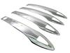 BRIGHTZ Camry AXVH70 AXVH75 Finish Stainless Steel Door Handle AXVH H70 70 H75 75 Ultra-Mirror Covers, 4-Piece Half-Type [PRIUS50-NOBU-HS-A0B3C1]