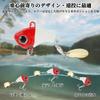 CAPASTEC Metal Vibe 1 Red and White Lure, 20g, Piece, 3.5cm, Hook #6,