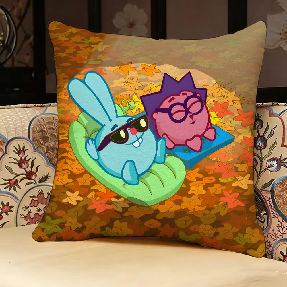 K-KikoRikis Cartoon Pillow Case Pillowcase, Double-sided Printed, Sofa Cushion, Bedroom Headboard Pillow