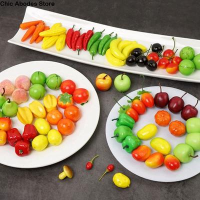 Model Crafts Ornaments Home Decoration Festive Supplies Simulation Vegetable Artificial Fruits Fake Fruits Artificial  Foods