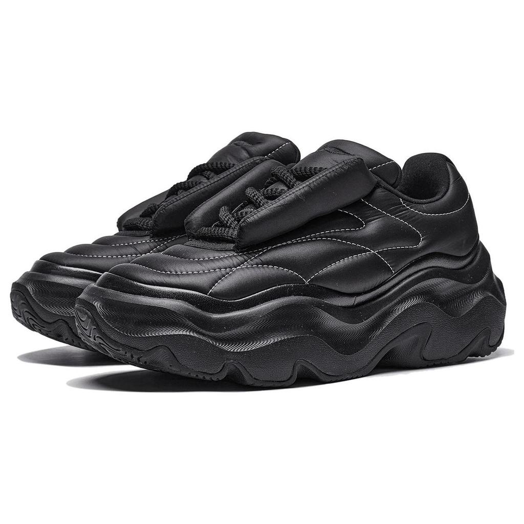 Li Ning Slip Resistant Abrasion Resistant Low top Casual Shoes Women's Black AZGT072-3