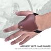 Bogen    y Linke Hand Schutz PU  ive Handschuhe Schießen  or(Schwarz)