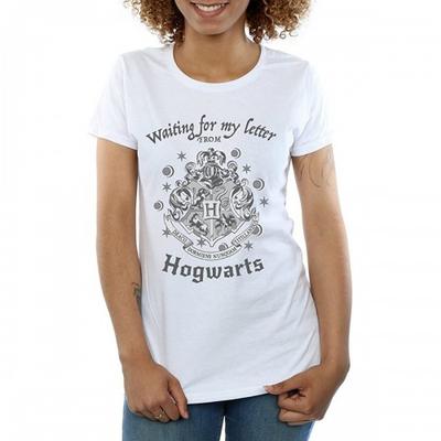 Baumwoll-T-Shirt „Waiting For My Letter“ von Hogwarts für Damen