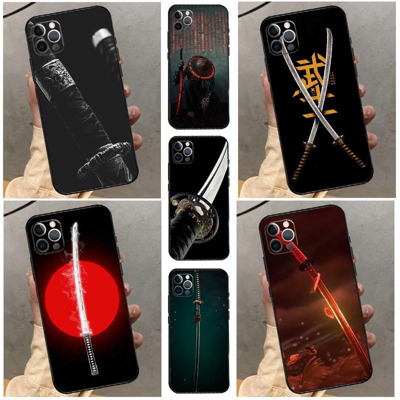 Japan Samurai Katana Back Case For OnePlus 13 15 13R 13T 12 12R 11 10 10T 8T Nord 5 CE 4 2 3 Lite N20 N30 Cover